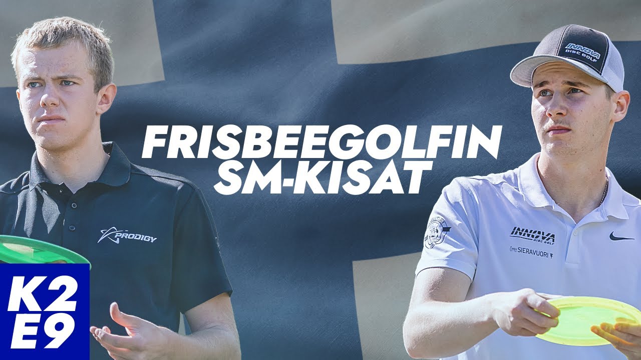 Frisbeegolfin SM 2024 | Avoin luokka | Kierros 2 E9 | Anttila, Talikainen, Lehtinen, Ruusunen