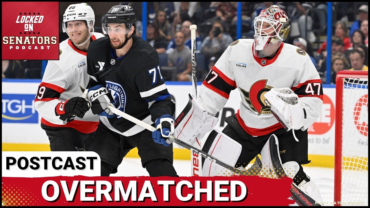 POST CAST: OTTAWA SENATORS VS TAMPA BAY LIGHTNING POST GAME SHOW | NHL LIVE STREAM FAN REACTION