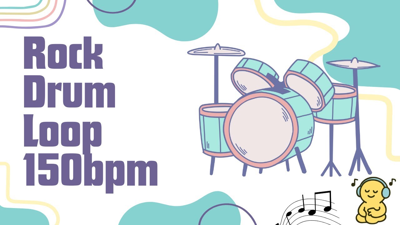 Rock Groove | Drum Loop |Jam/Practice Track (150bpm)