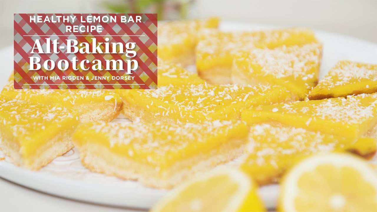 Easy, Healthy Lemon Bar Recipe | Alt-Baking Bootcamp | Well+Good
