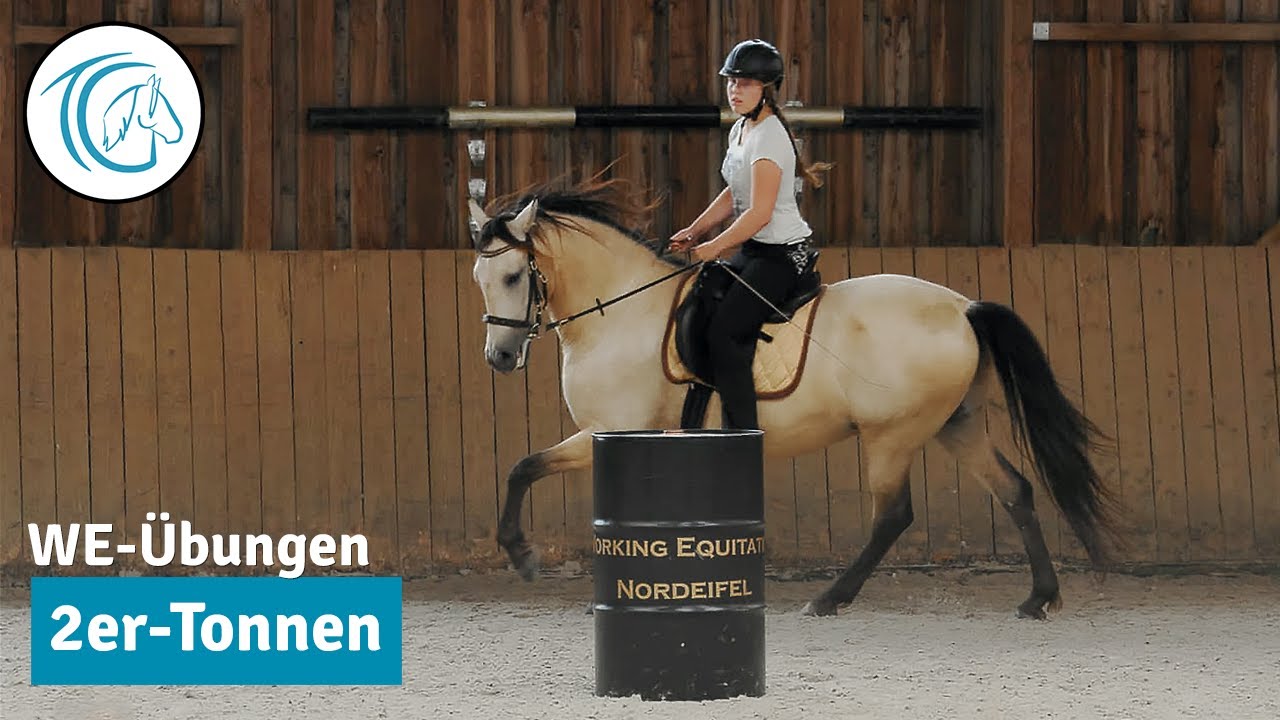 Working Equitation Übungen - 2er Tonnen
