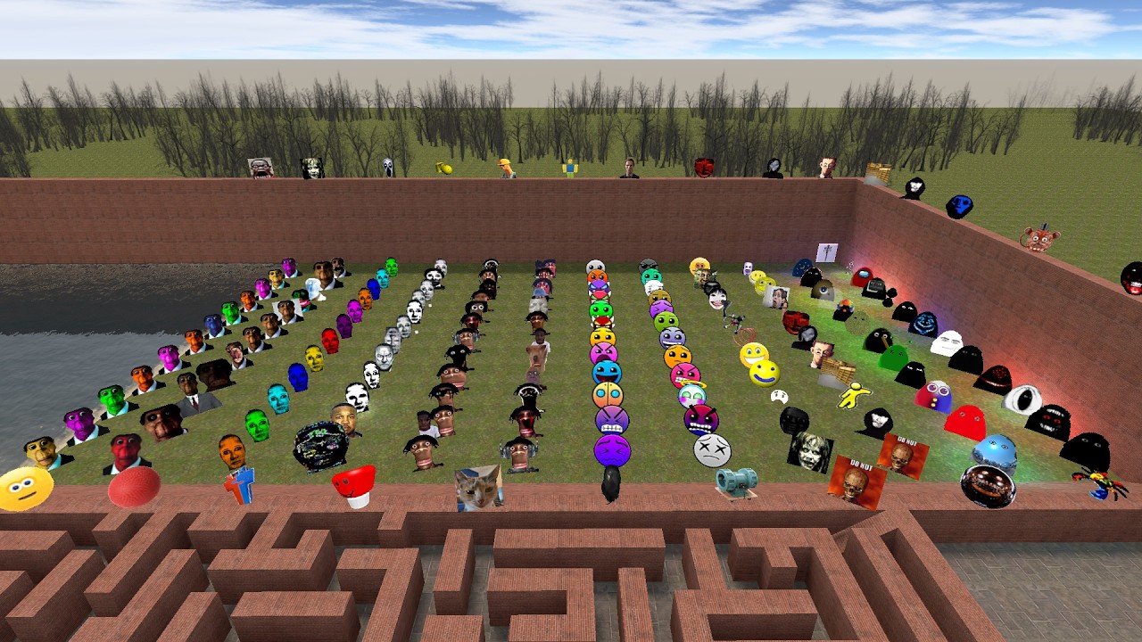 Nico's, Obunga, Ultimate Nextbots Pack, Juandale Pringle, Selene Family, Angry Munci в GMOD