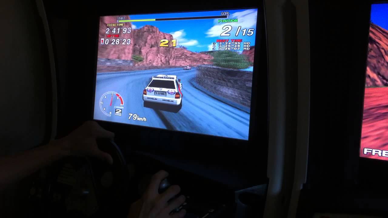 Sega Rally Championship Arcade - Drive-through (Manual gearbox) Take 2