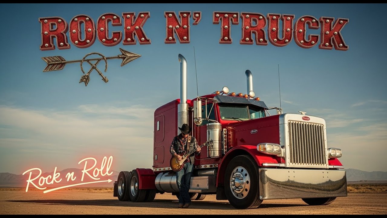 Rock N Truck – Passing Landscapes Set to Power Chords – Outlaw Country Rock #OutlawVibes