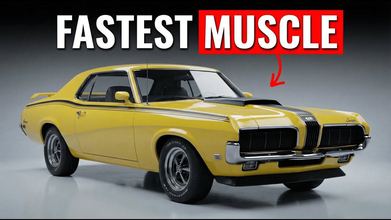 RARE 428 Super Cobra Jet Cougar | Fastest Muscle Car 1968