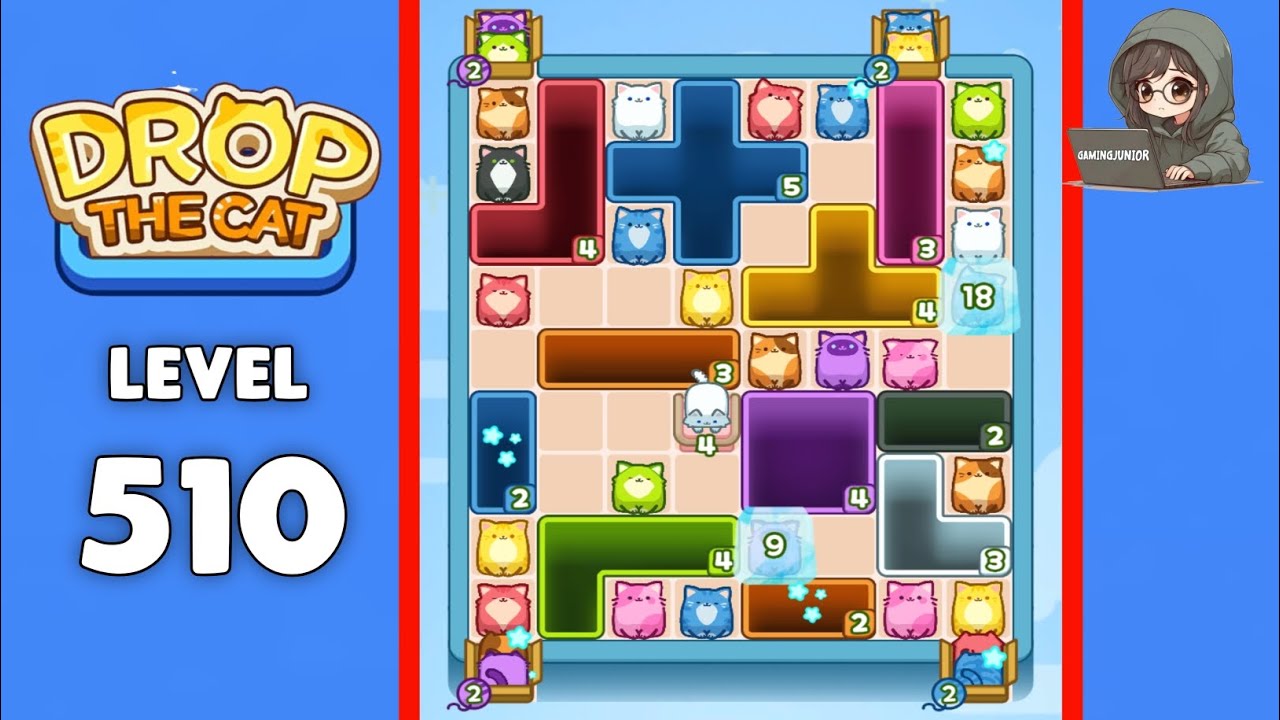 Drop The Cat level 510 solution