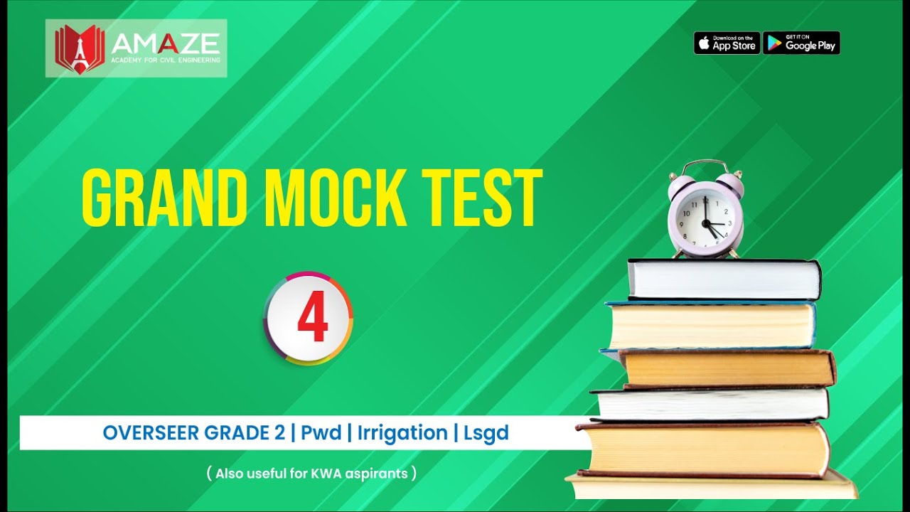 OVERSEER GRAND MOCK TEST 4  | LSGD IRRIGATION PWD KWA | GRADE 2 SPECIAL