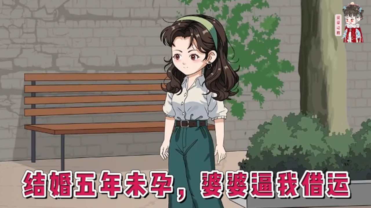 💕现代动画【结婚五年未孕，婆婆逼我借运】结婚五年未孕，婆婆去了偏方，说是只要睡在强壮的男人床上，只要睡够三个月便能一举得子，近水楼台，她被迫睡在了小叔子房间。#蔓蔓动画