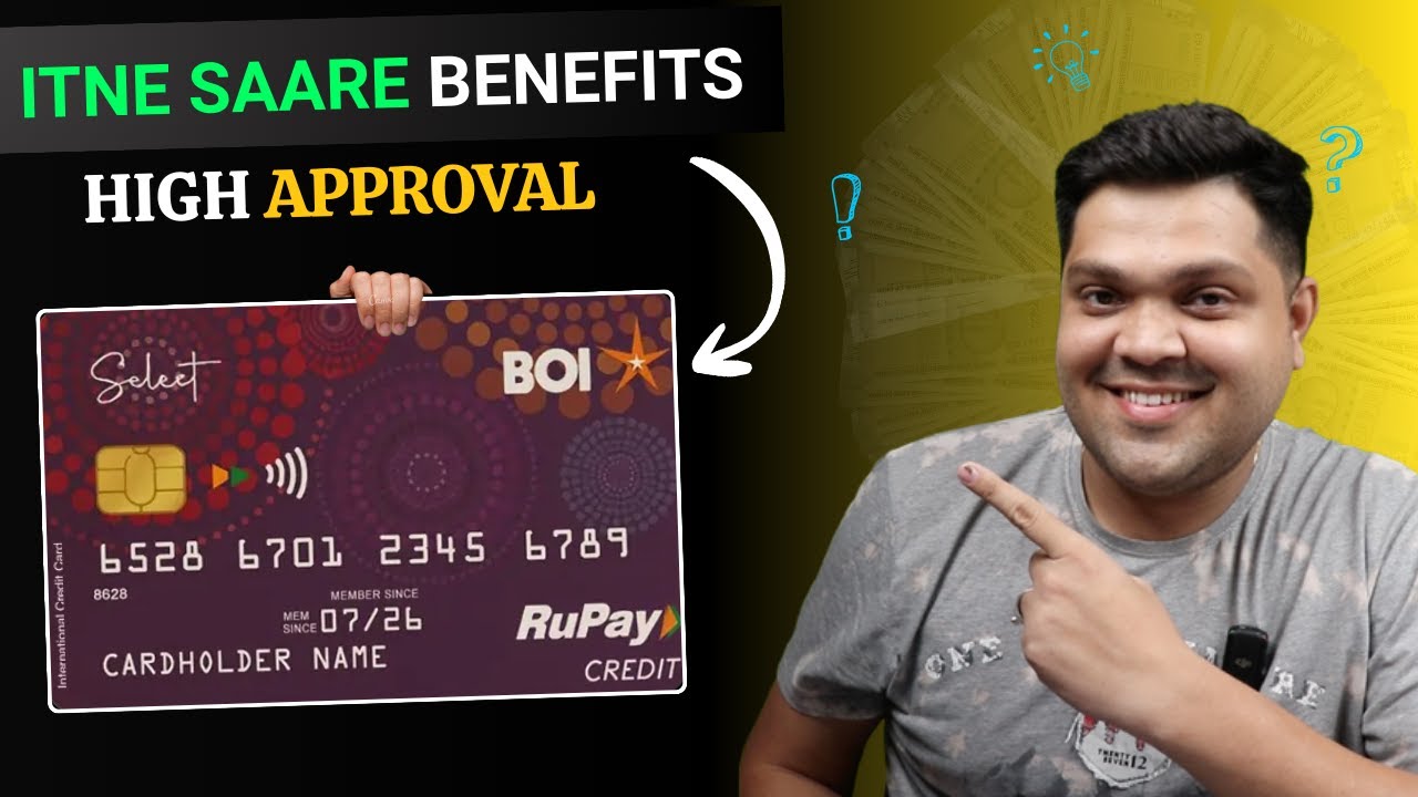 Bank of India RuPay Select Credit Card | Benefits, Charges, Lounge & Insurance!