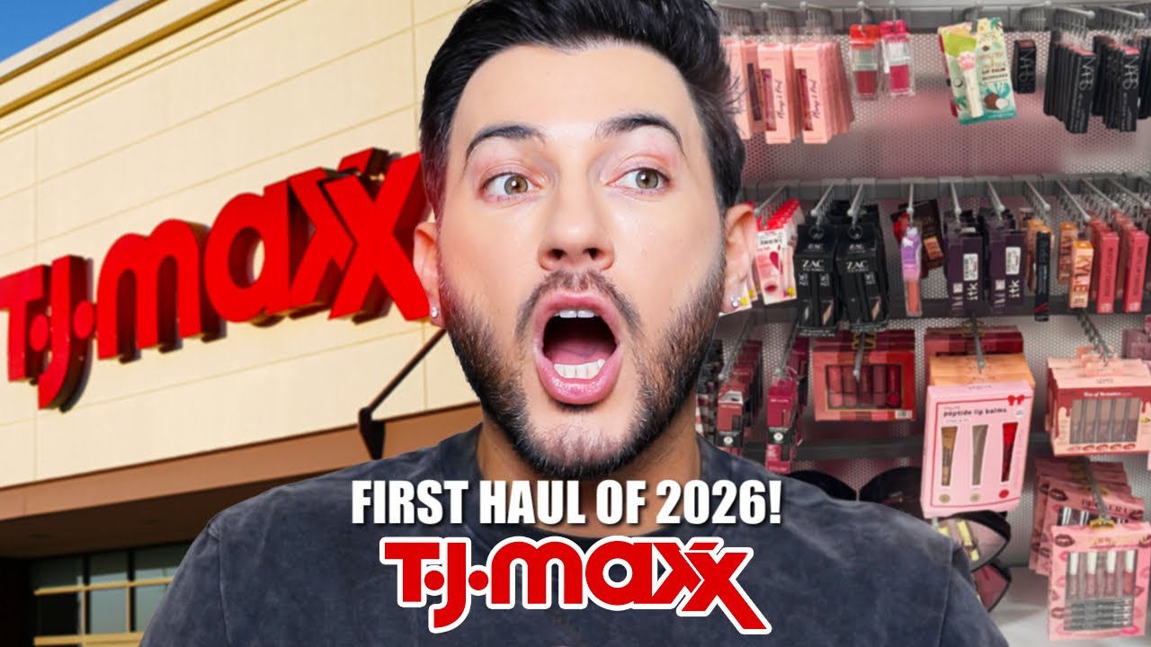 Our FIRST TjMaxx shopping spree of 2026! Let’s buy all the makeup and see what’s good  