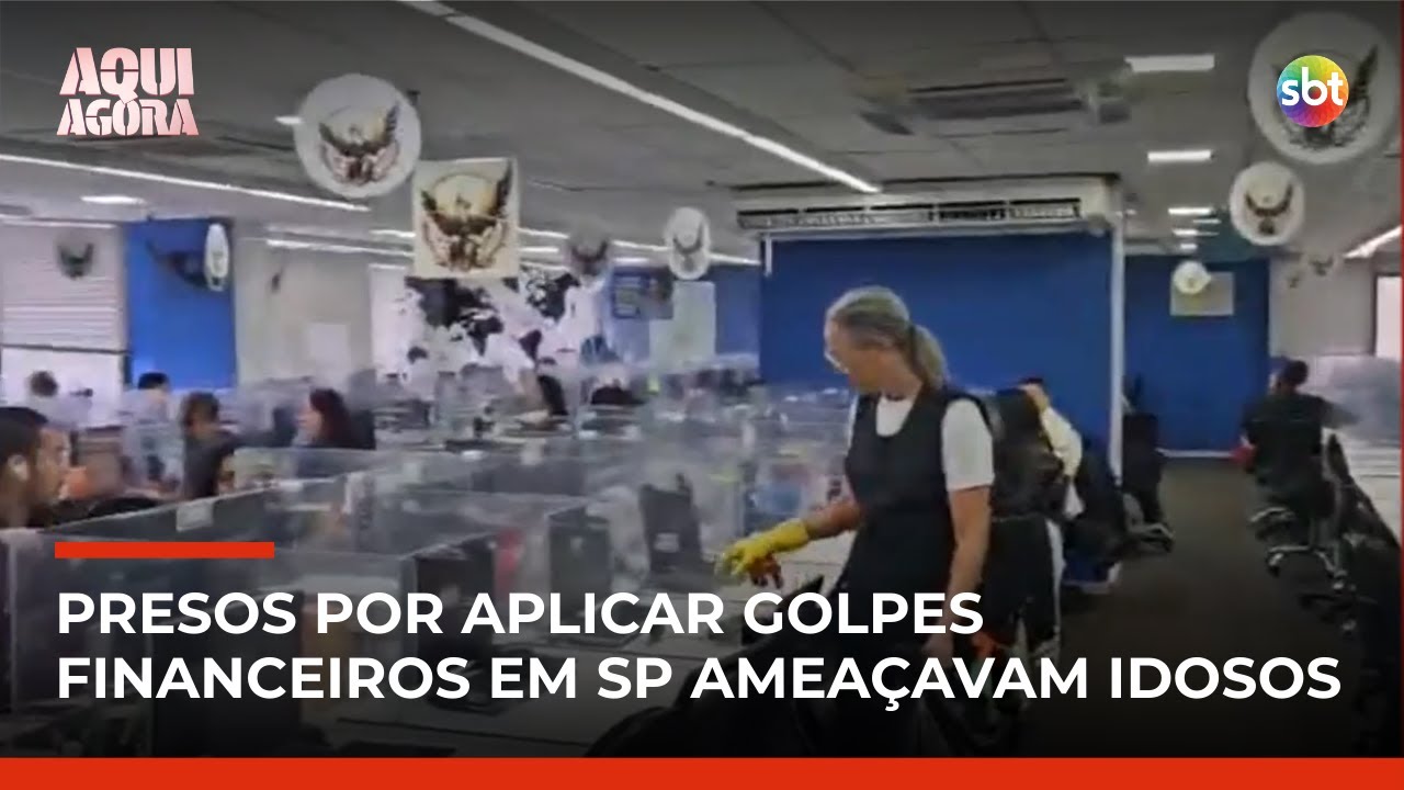 Falso call center: quadrilha é presa por aplicar golpes contra idosos na Faria Lima | #AquiAgora