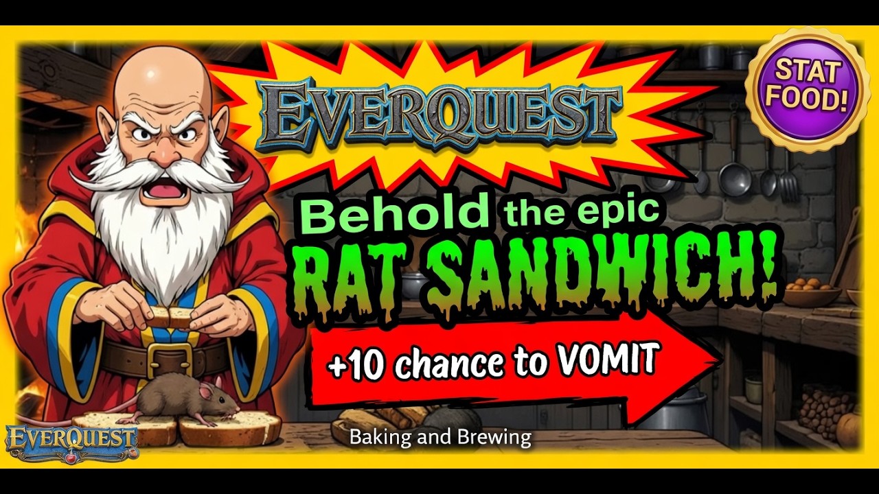 Everquest: Выпечка и пивоварение - Еда для повышения характеристик!
