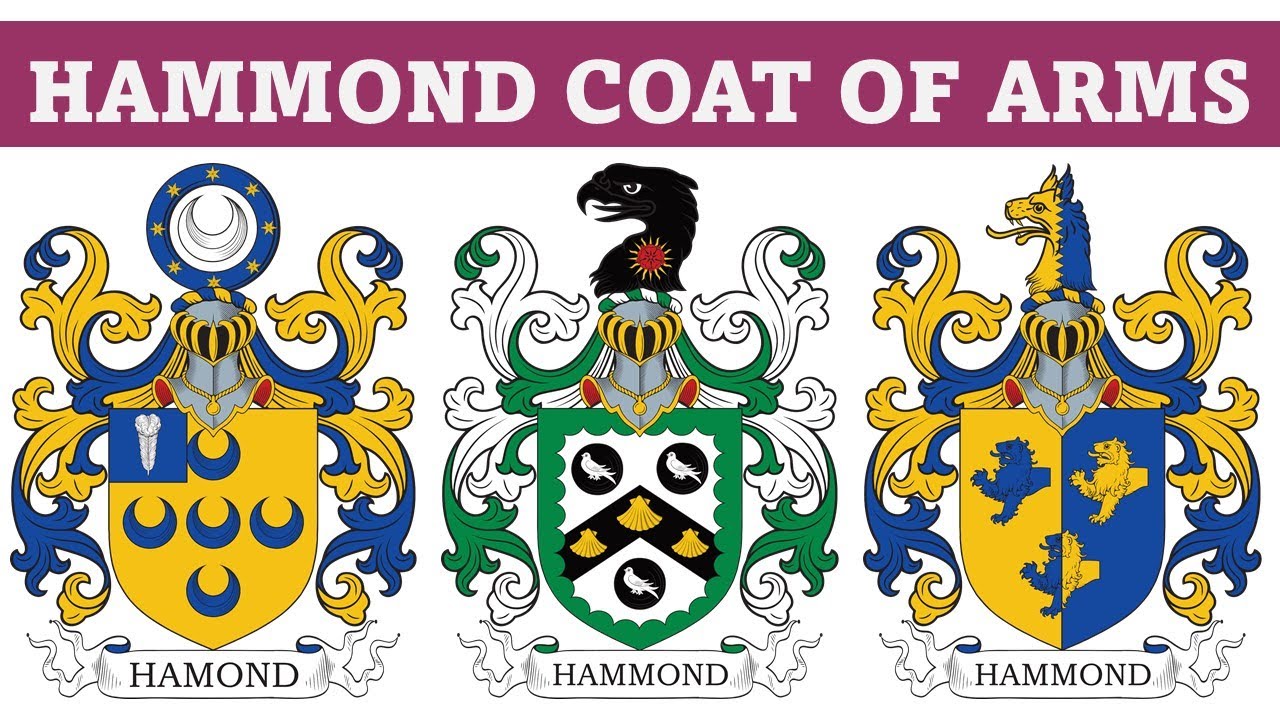 Hammond Coat of Arms & Family Crest - Symbols, Bearers, History