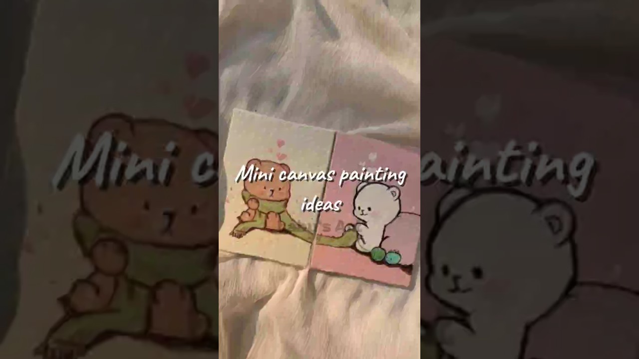 Mini canvas paintings✨🎨. 