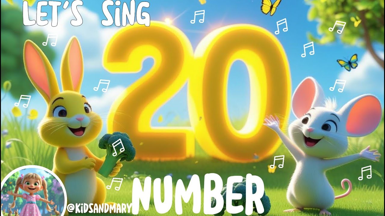 Number 20 Song for Kids 🎵 | Fun Counting & Learning! #kidsmusic #kidssong #learntocount #kids