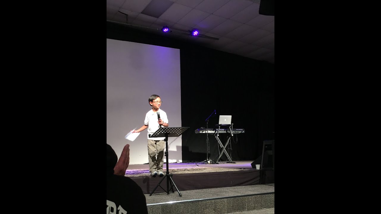 Let's learn the true meaning of Easter from this 7-year-old | Daven's first speaking gig