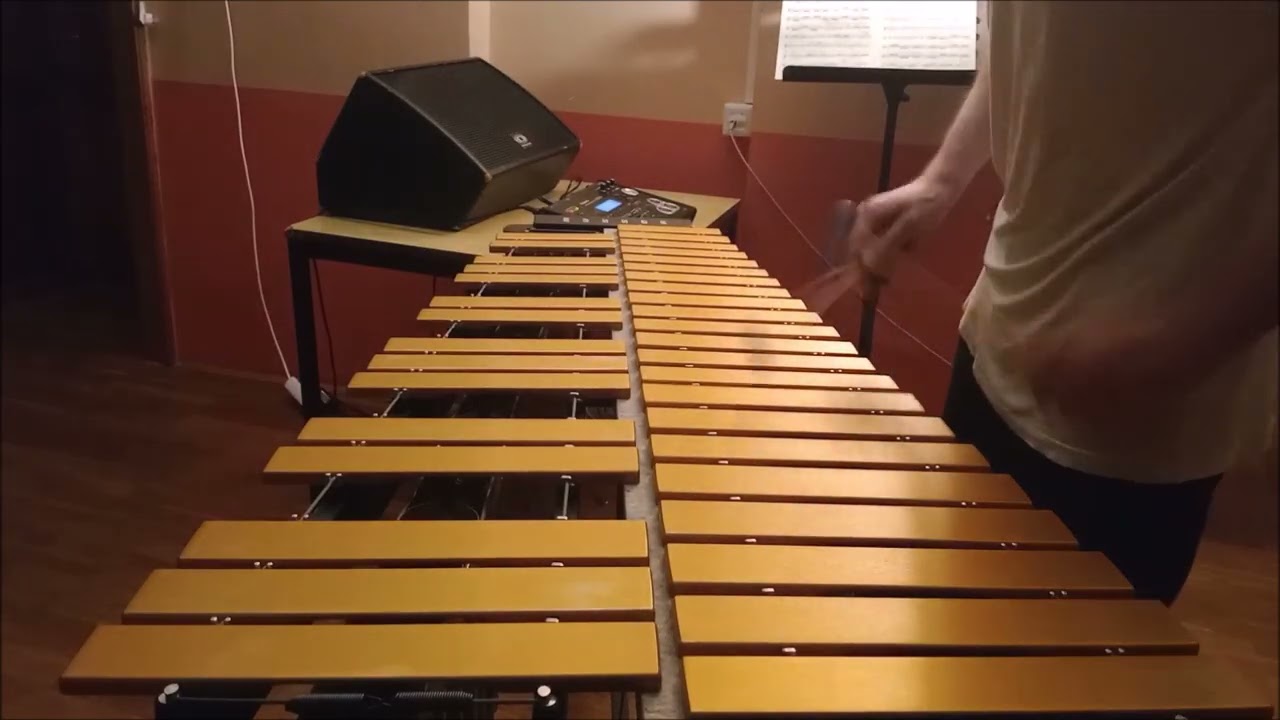 grega gorenšek - liszt's ''hungarian rhapsody n. 2'' on metallophone / training in 32-bar sections