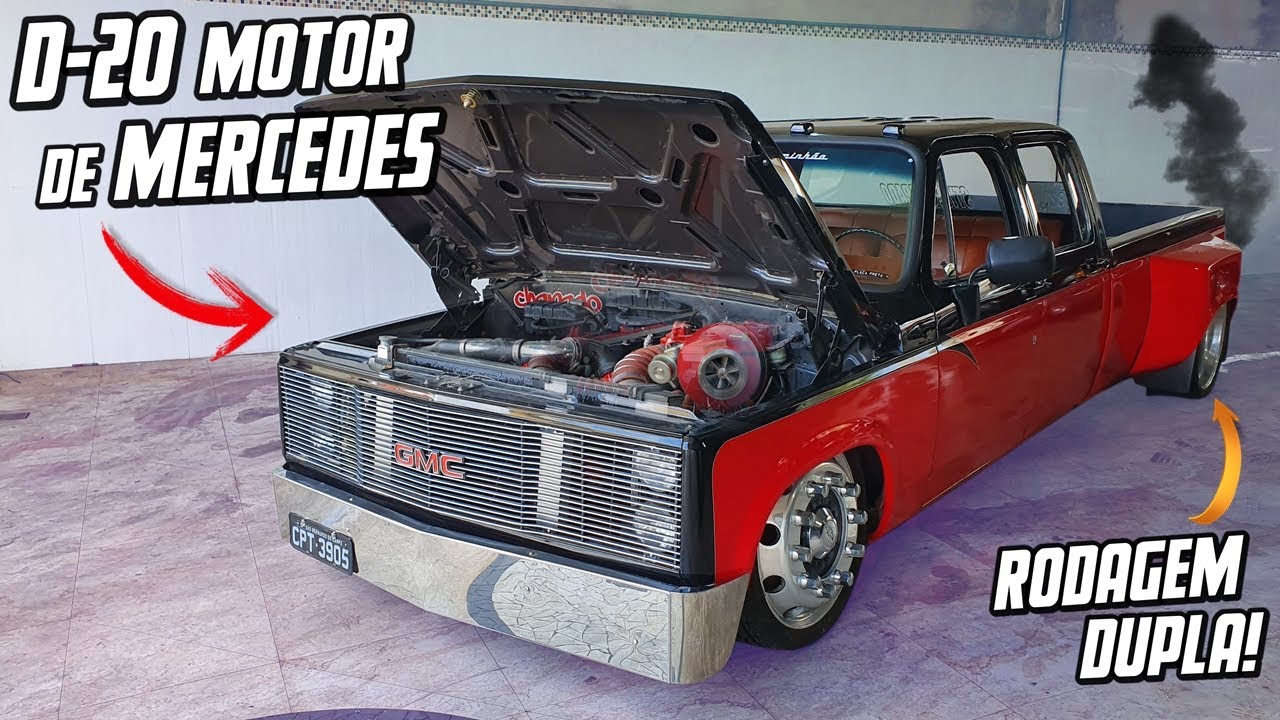 BRUTA! D20 COM MOTOR DE MERCEDES RODAGEM DUPLA CAÇAMBA ESTENDIDA E UM TORQUE ABSURDO!