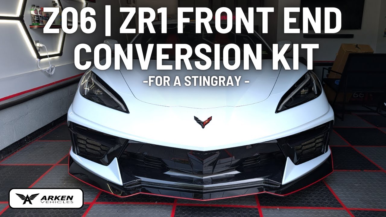 ПЕРЕОБОРУДОВАНИЕ ПЕРЕДНЕГО БАМПЕРА Z06/C8.R ДЛЯ ВАШЕГО C8 STINGRAY | МЕНЕЕ 2 ЧАСОВ | ПОЛНОЕ РУКОВ...