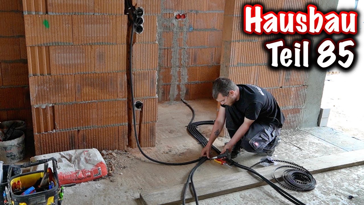 Hausbau Teil 85! (Leerrohre mit Bedacht verlegen) ElektroM
