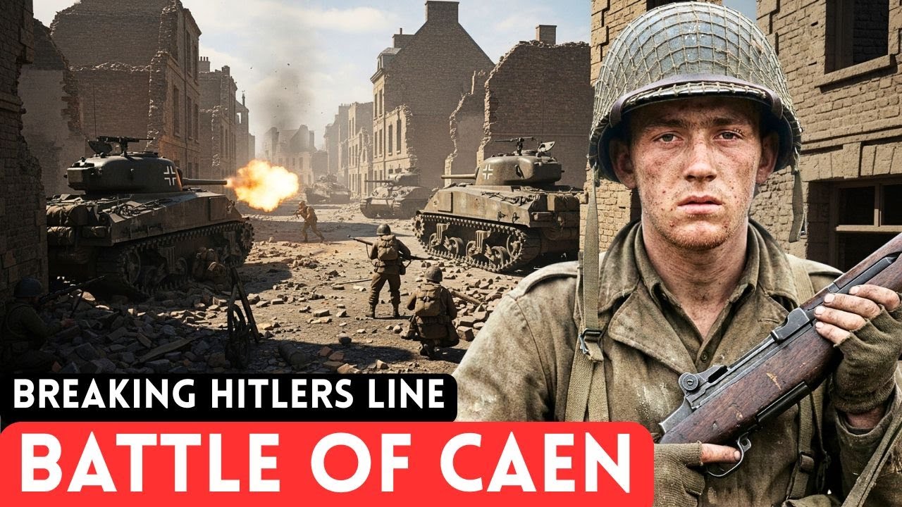 Fall Asleep To | The Complete History of the Battle of Caen | WW2 Relaxing War Documentary