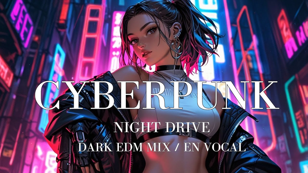 Cyberpunk EDM Night Drive Mix (EN Vocal) — Neon Highway | 8 Tracks【夜ドライブ】