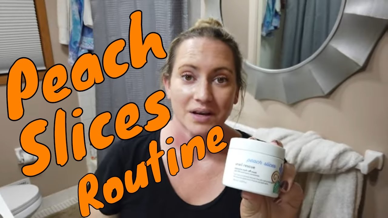 Evening Skincare Routine w/🍑 New Peach Slices Snail Rescue Mask, Blemish Busting Toner & Moisturizer