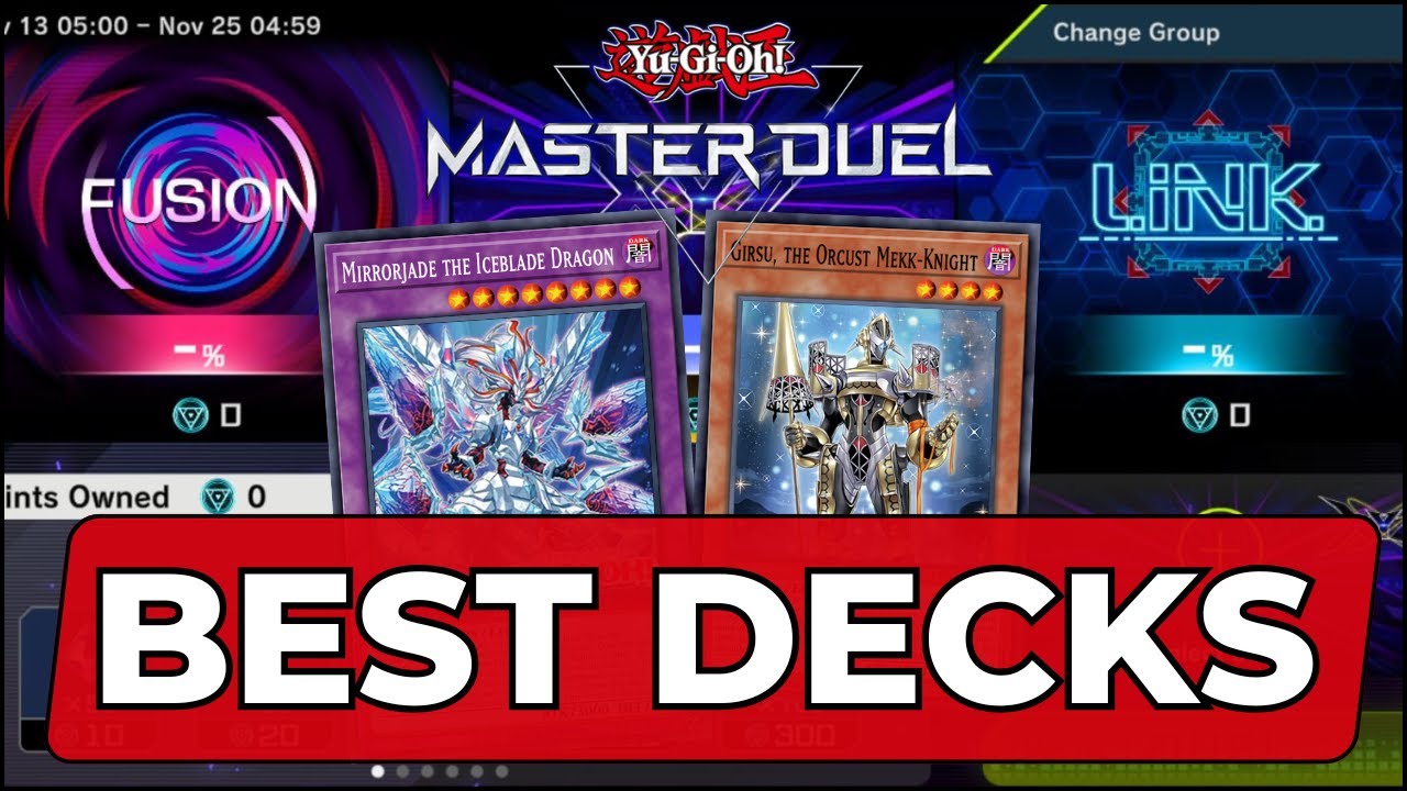 ИГРАЙТЕ! ЛУЧШИЕ КОЛОДЫ ДЛЯ СОБЫТИЯ XYZ FUSION LINK В РЕЖИМЕ MASTER DUEL!