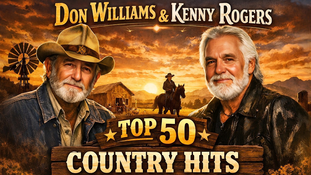 Don Williams, Kenny Rogers Greatest Hits Collection Full Album 2026 ⭐Top 50 Country Hits of All Time