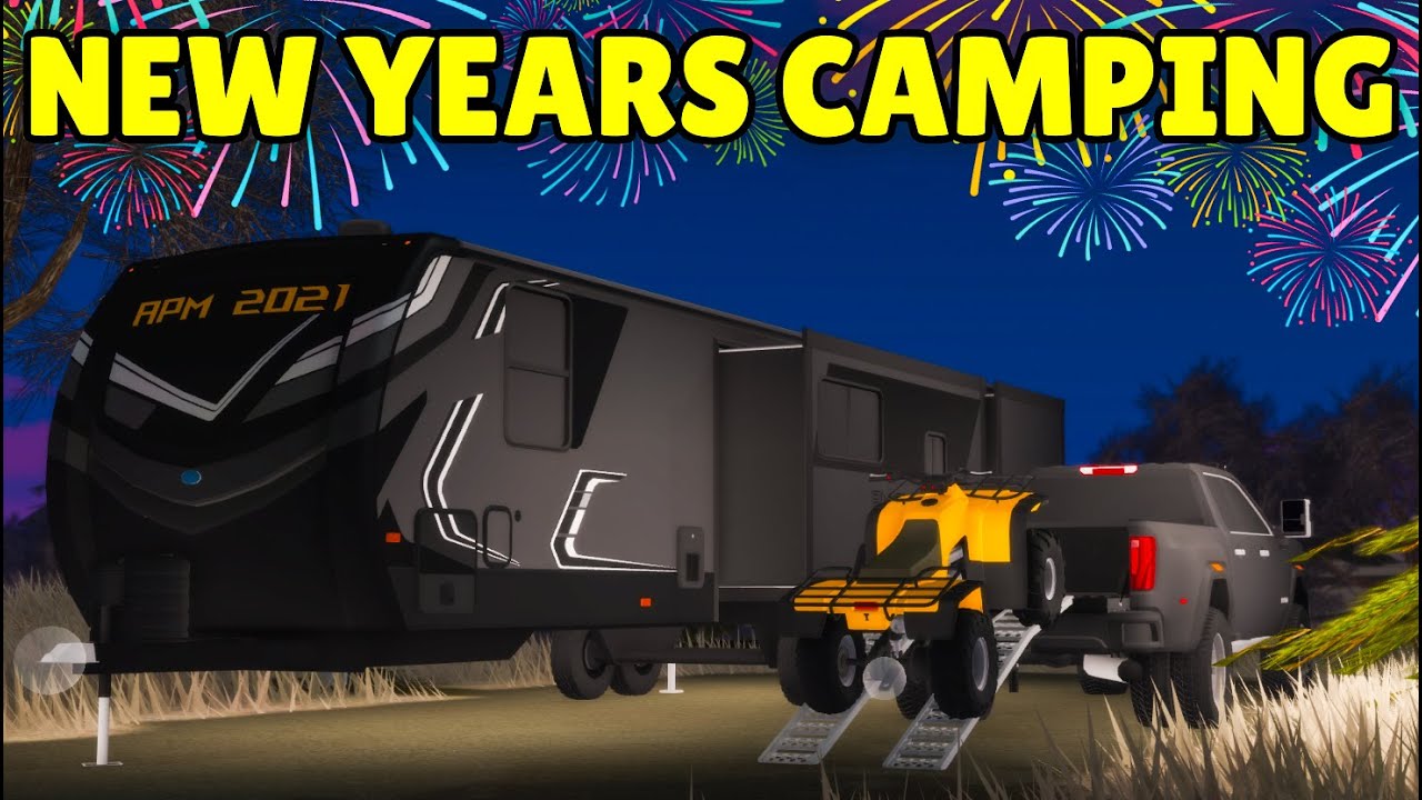 I Went Camping for New Years in APM | Roblox American Plains Mudding