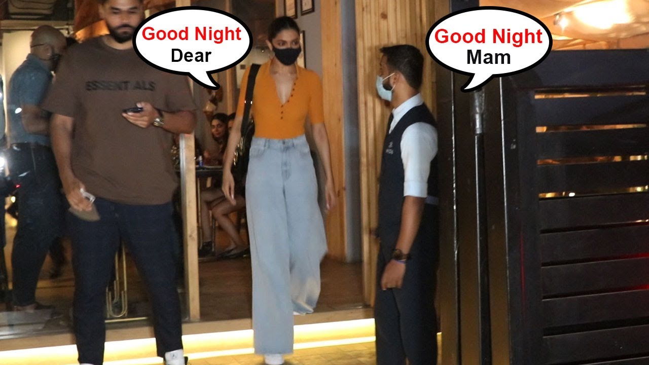 Watch How Sweetly Deepika Padukone Greet a Security Guard Standing Outside Mizu Restaurant
