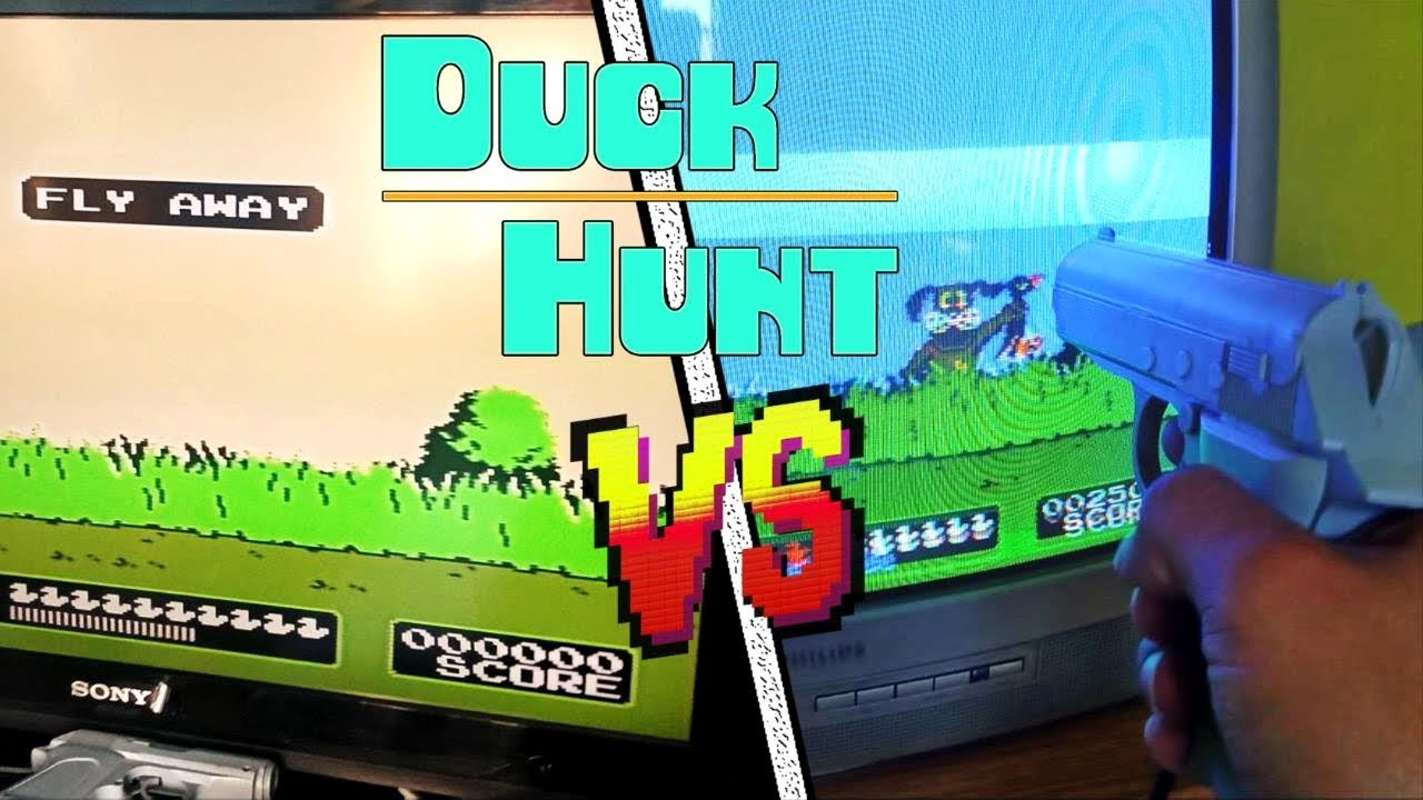 Probando Duck Hunt en LCD VS TV Retro (Comparación real de Gameplay) | TheFelipe XtremYoutub