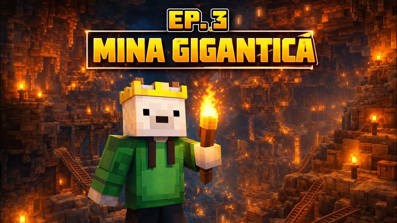 MINECRAFT POLARIA | Mina gigantică 
