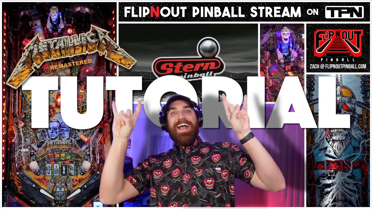 Metallica Remastered Pinball Tutorial (Flip N Out Pinball, 2024)