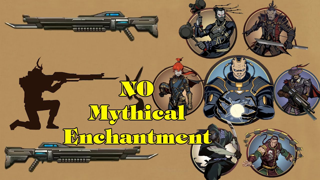 Shadow Fight 2 || Plasma Rifle vs TITAN Bodyguards 「iOS/Android Gameplay」