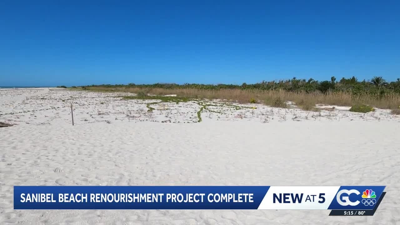 Sanibel strengthens beaches with major sand renourishment project