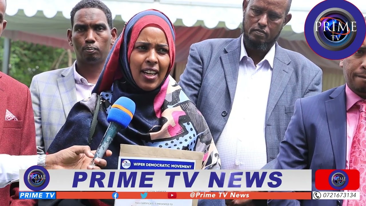 Hon Shukran Gure received Wiper ticket to vie for Garissa Woman rep 9th August 2022 #GARISSA#NAIROBI