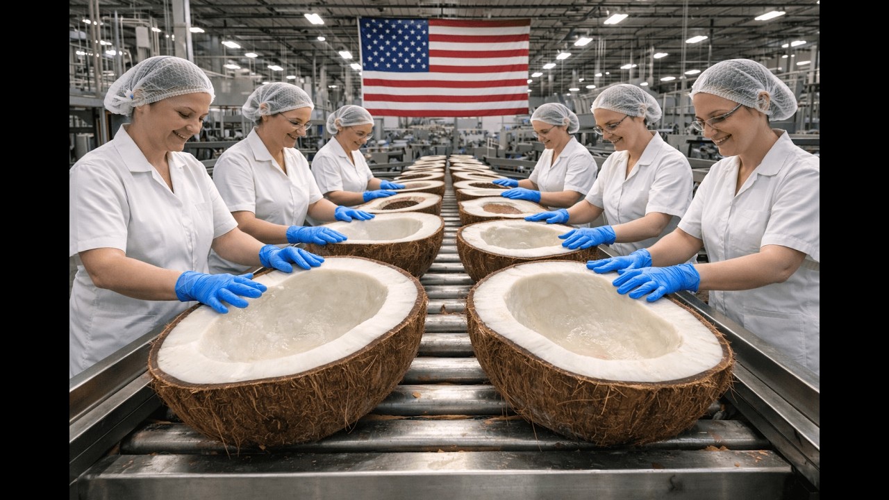 How It's Made: Inside the canned coconut water processing plant - the entire process