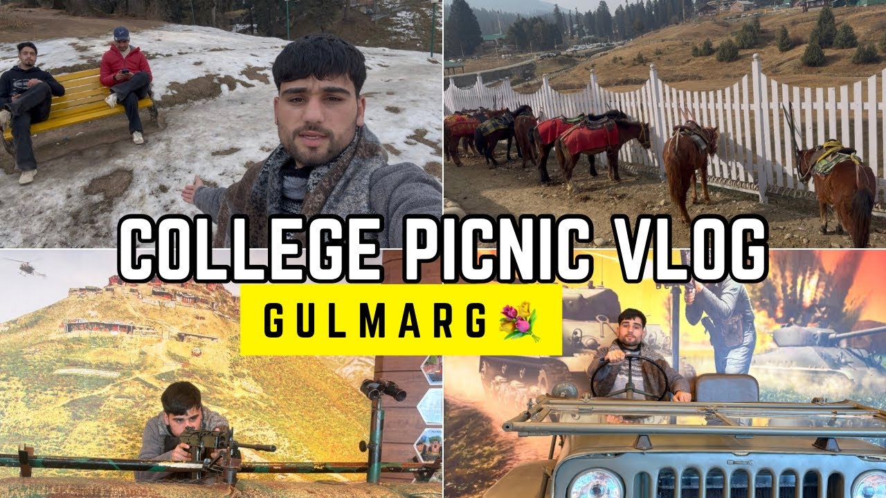 GMC Handwara Picnic Vlog | Gulmarg ❄️ | Best College Memories
