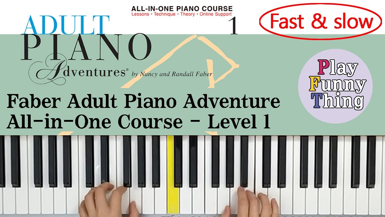 C Chord Warm up (p.56) - Faber Adult Piano Adventure All-in-One Course - Level 1