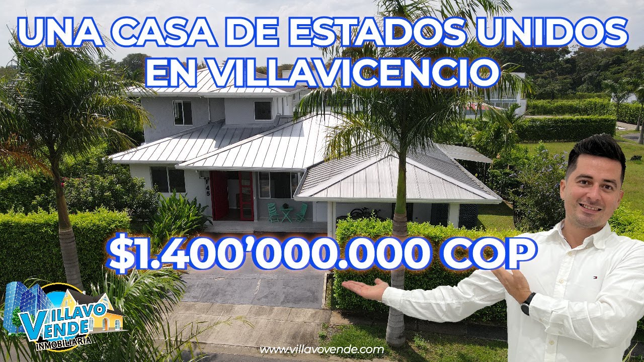 🔥🏡 Una casa de Estados Unidos en Villavicencio 💎 Diseño y calidad 😍