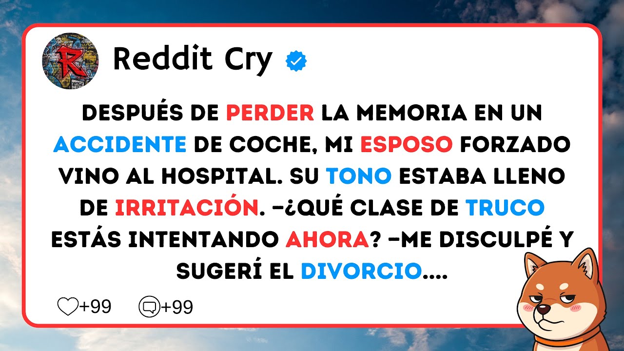 Después de perder la memoria en un accidente de coche, mi esposo forzado vino al hospital...