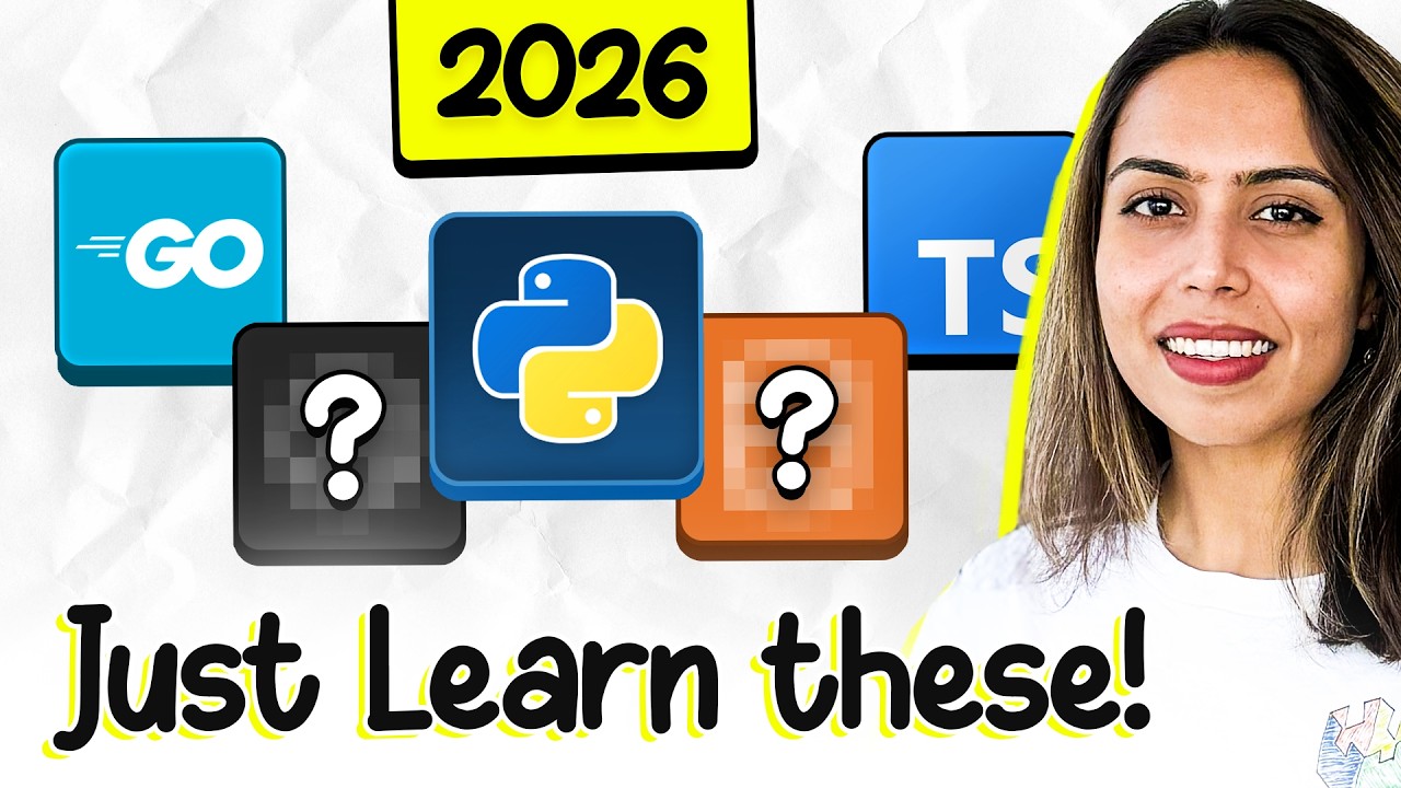 TOP 5 Programming Languages To Learn In 2026 For HIGH-PAYING JOBS | Vishakha Sadhwani