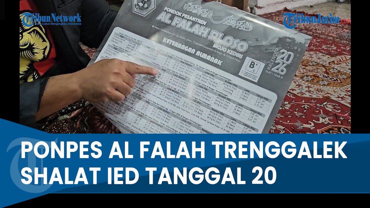 PONPES AL FALAH TRENGGALEK TETAPKAN IDUL FITRI 20 MARET 2026, Ikuti Dasar Hisab Ponpes Kediri