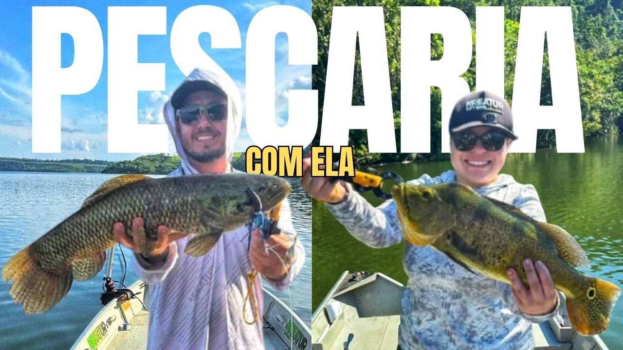 Pescaria variada na REPRESA DE MAU&Aacute; com dois Peix&atilde;o na ponta da linha!