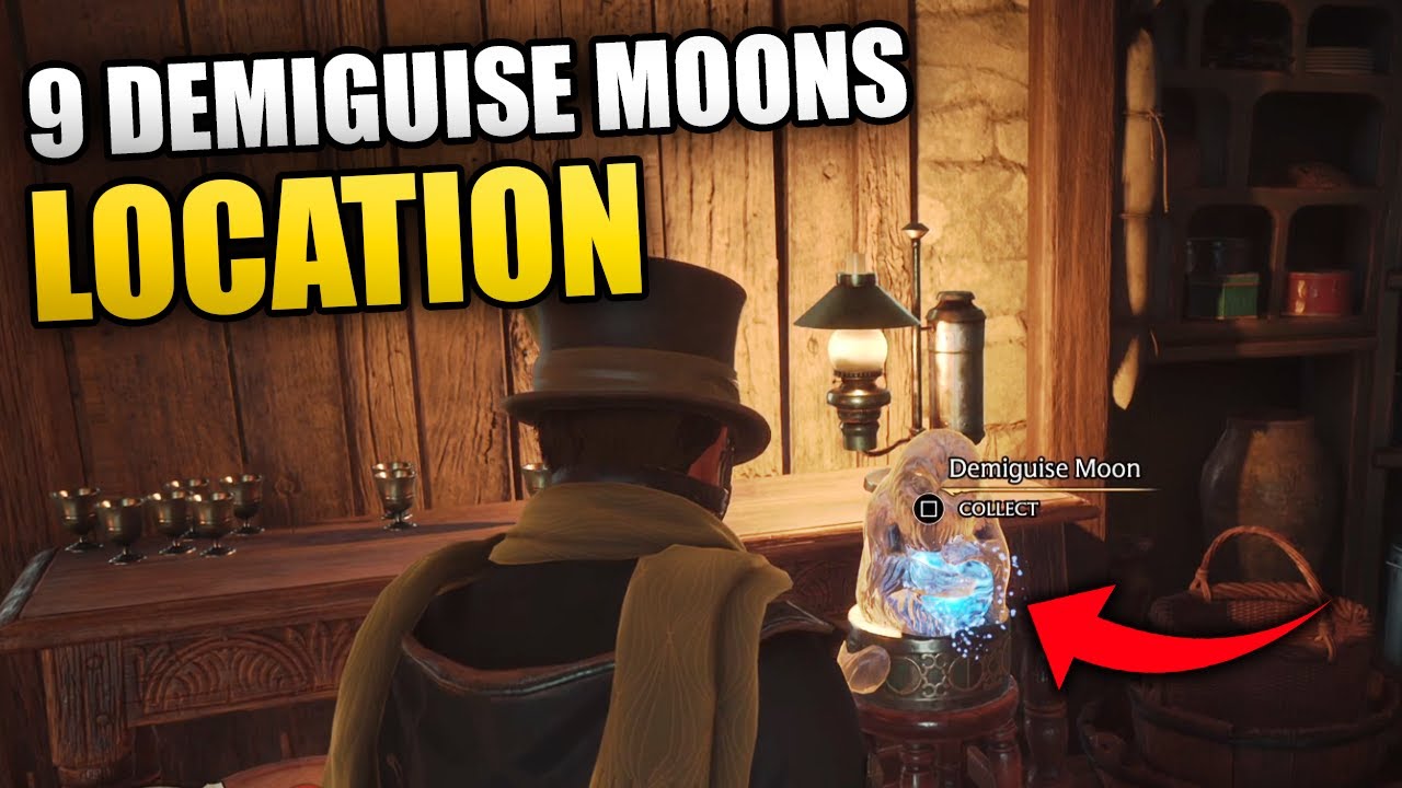Return 9 Demiguise Moons Locations - Hogwarts Legacy (Alohomora II)