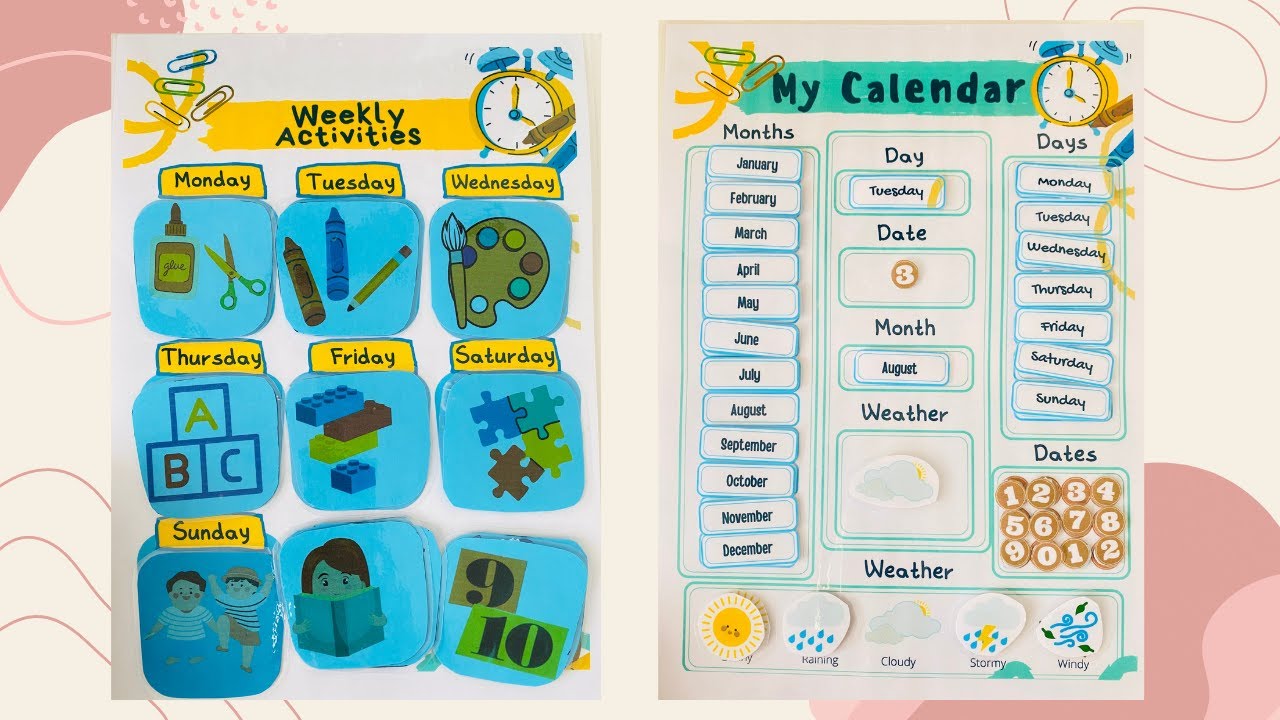 DIY Calendar Board | How to use Canva creating Calendar Board
