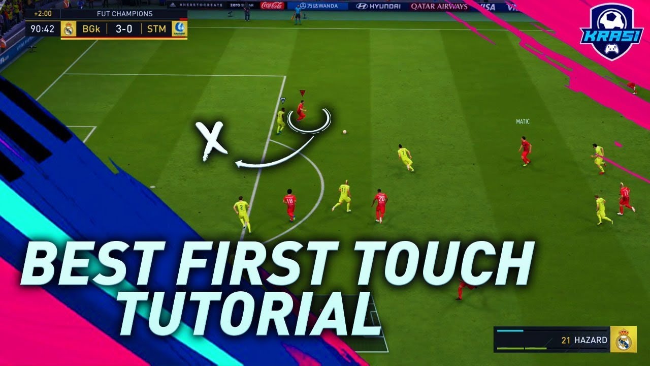 FIFA 19 BEST FIRST TOUCH TUTORIAL - HOW TO TAKE POSSESSION QUICKLY AND BREAK DOWN THE DEFENSE!