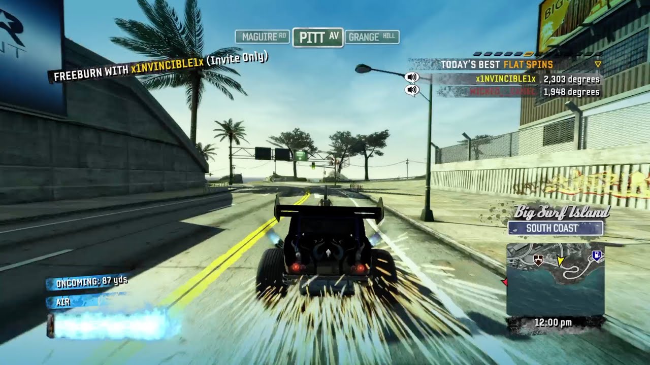 Burnout Paradise - 2,850 FLAT SPIN - Extreme Hot Rod - x1NVINCIBLE1x