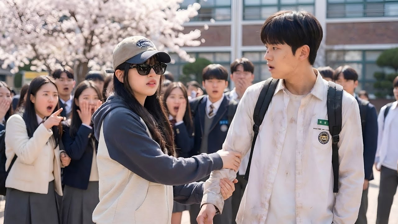 Everyone Shocked When The FAMOUS SUPERSTAR Disguises Herself To Date The POOR SCHOOL LOSER | Kdrama